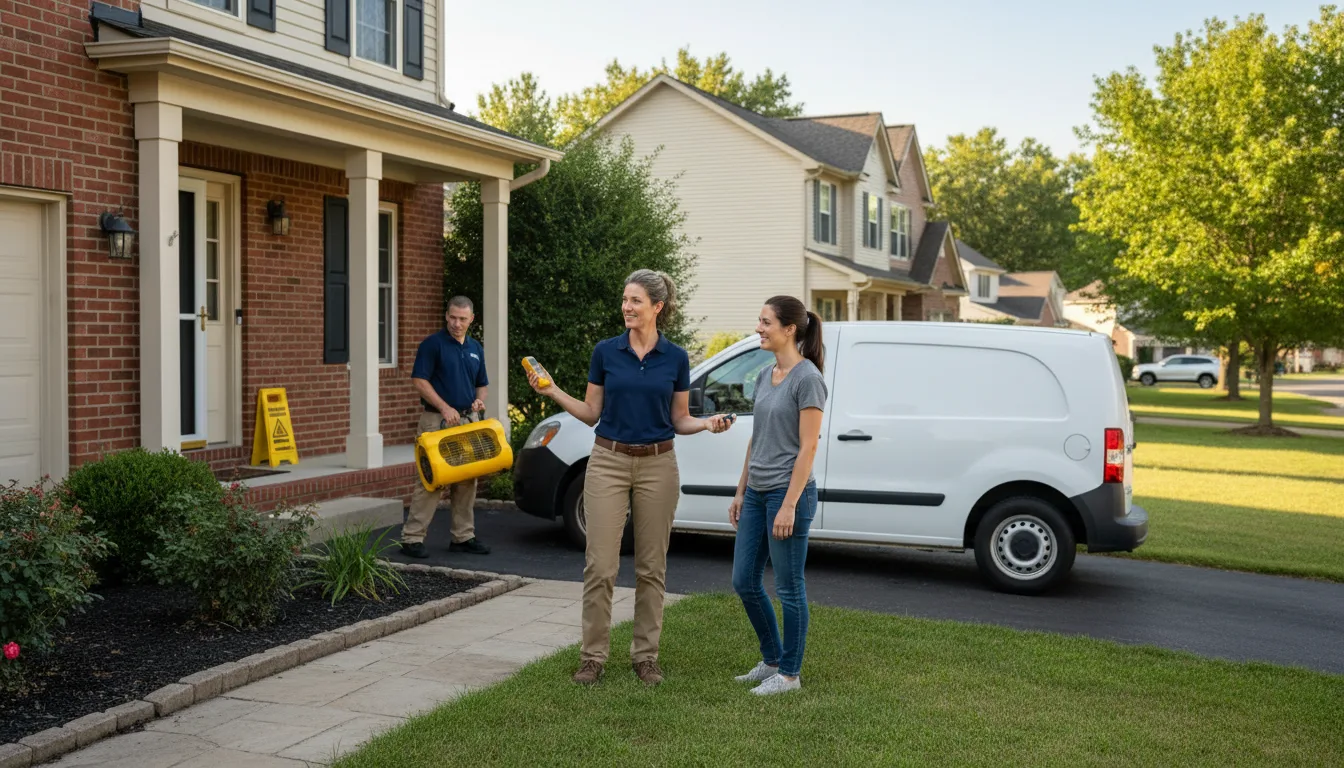 Water restoration image for Home Water Damage Repair in Woden, IA